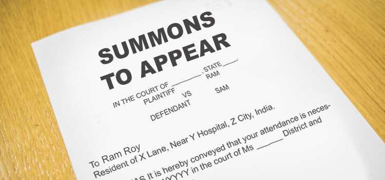 Importance of Court Summons and Notices